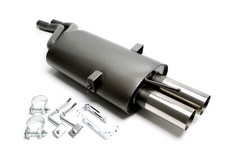 Sportauspuff 2x76mm SCHARF