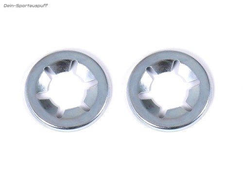 Edelstahl sicherungsscheibe - 2x,