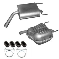 2x Endschalldämpfer Auspuff