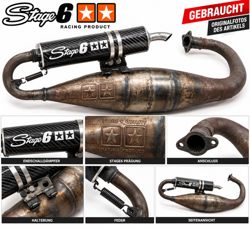 Stage6 racing auspuff - stage6,