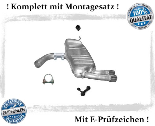 Endschalldämpfer für audi - für,