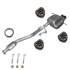 Auspuff + Anbausatz für