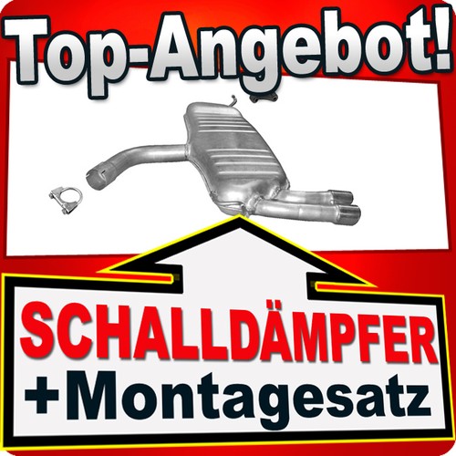 Endschalldämpfer für audi - für,